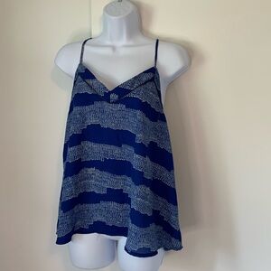 Collective Concepts Cami Blue with Print Size M